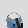 KLJ BOX LOGO COATED MINI HOBO BAG KLJ BOX LOGO COATED MINI HOBO BAG
