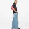KLJ BOX LOGO SOFT HALF-MOON SHOULDER BAG KLJ BOX LOGO SOFT HALF-MOON SHOULDER BAG