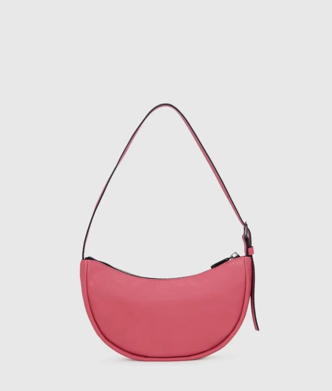 KLJ BOX LOGO SOFT HALF-MOON SHOULDER BAG KLJ BOX LOGO SOFT HALF-MOON SHOULDER BAG