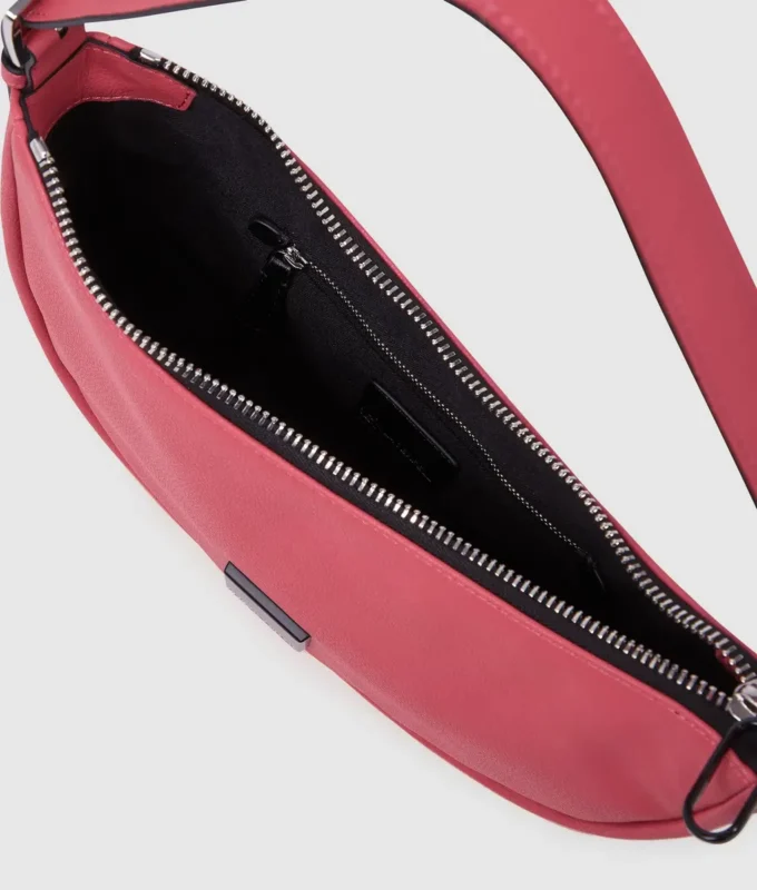 KLJ BOX LOGO SOFT HALF-MOON SHOULDER BAG KLJ BOX LOGO SOFT HALF-MOON SHOULDER BAG