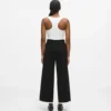 Kontrastní culottes s lemováním