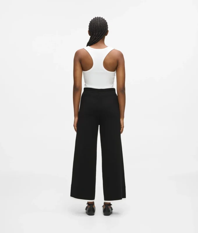 Kontrastní culottes s lemováním