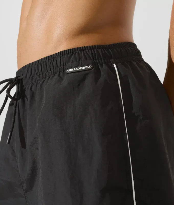 Kontrastní lemované boardshorts Kontrastní lemované boardshorts