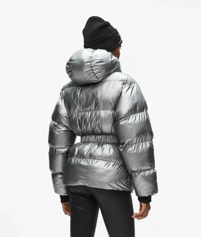 Metalická péřová bunda Metalická péřová bunda