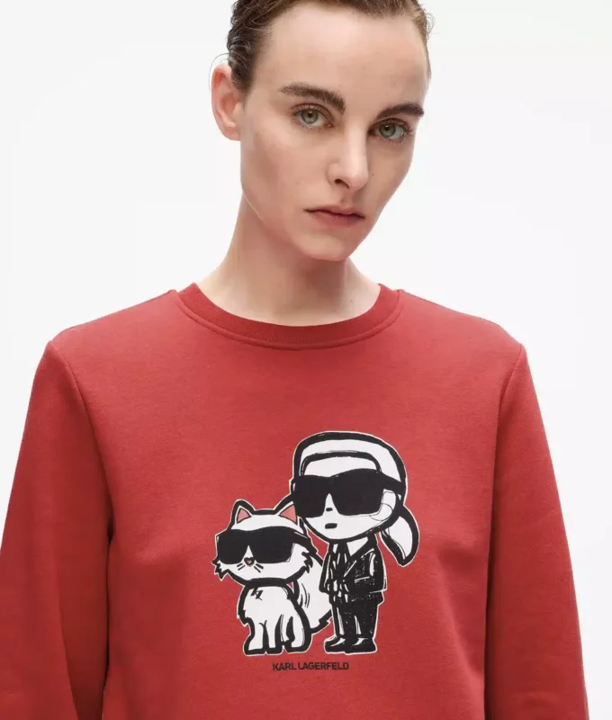 Mikina Ikon Karl and Choupette Mikina Ikon Karl and Choupette