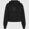 Mikina s kapucí a monogramem s cvočky Mikina s kapucí a monogramem s cvočky