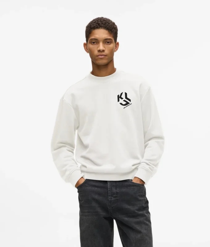 Mikina s monogramovou nášivkou Mikina s monogramovou nášivkou