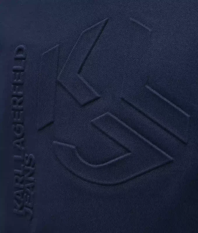 Mikina s reliéfním monogramem Mikina s reliéfním monogramem
