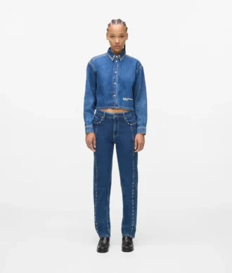 Mom jeans s cvočky