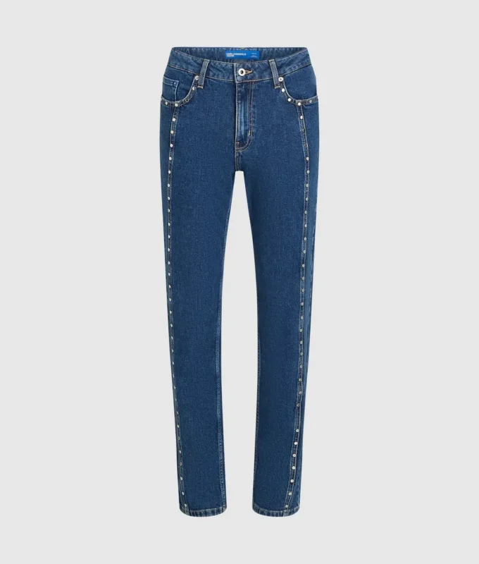 Mom jeans s cvočky Mom jeans s cvočky