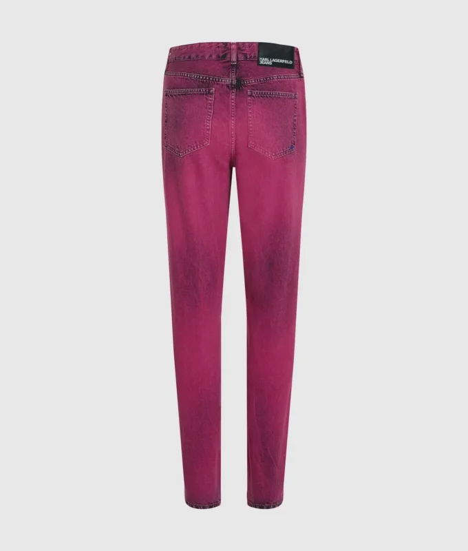 Mom jeans se sprejovým efektem Mom jeans se sprejovým efektem