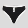 MONOCHROMATICKÉ BIKINOVÉ KALHOTKY S VYSOKÝM PASEM