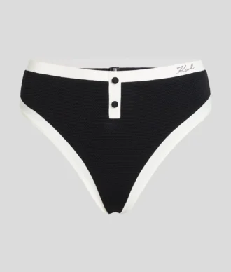 MONOCHROMATICKÉ BIKINOVÉ KALHOTKY S VYSOKÝM PASEM