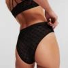 MONOGRAM MESH MID-RISE BRIEF