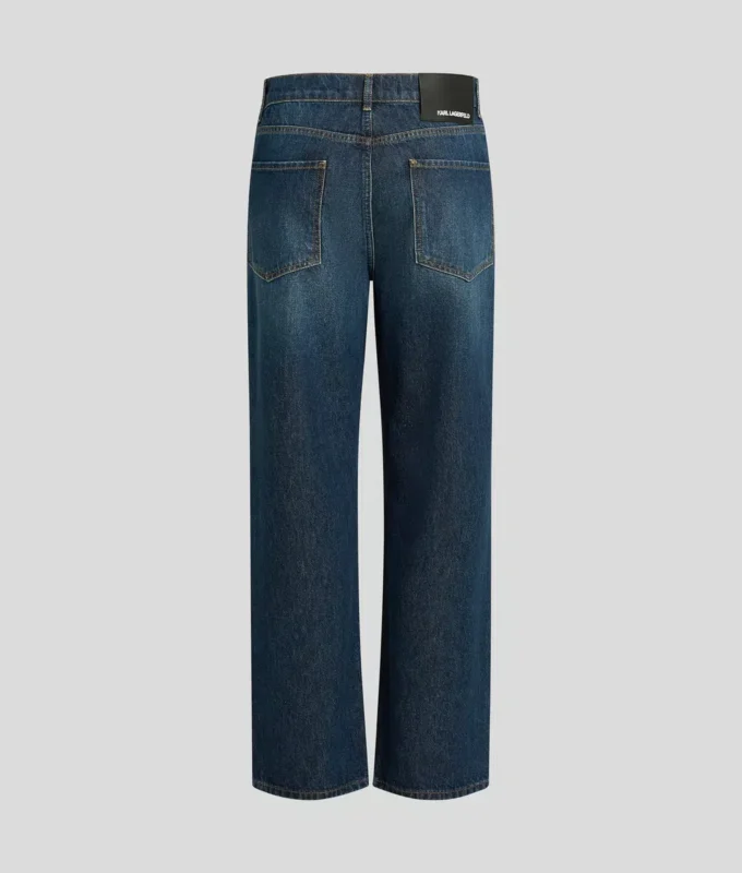 MONOGRAM STRAIGHT JEANS
