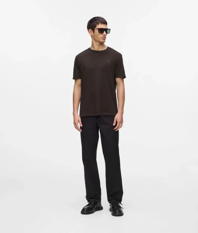 MONOGRAM WOOL-BLEND T-SHIRT MONOGRAM WOOL-BLEND T-SHIRT