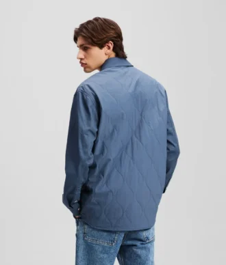 OVERSHIRT Z KOMBINOVANÝCH MATERIÁLŮ