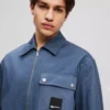 OVERSHIRT Z KOMBINOVANÝCH MATERIÁLŮ OVERSHIRT Z KOMBINOVANÝCH MATERIÁLŮ