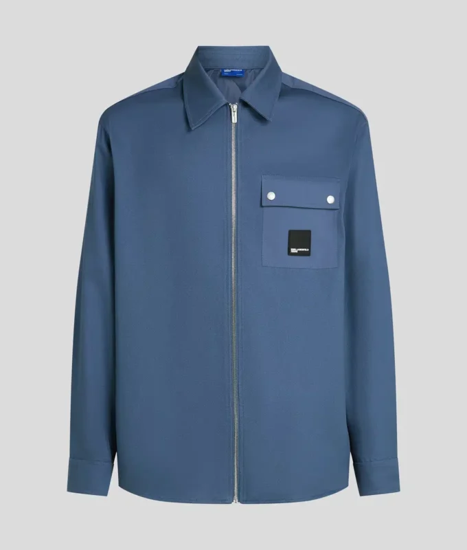 OVERSHIRT Z KOMBINOVANÝCH MATERIÁLŮ OVERSHIRT Z KOMBINOVANÝCH MATERIÁLŮ