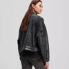 OVERSIZED CROPPED DENIM JACKET OVERSIZED CROPPED DENIM JACKET