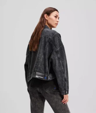 OVERSIZED CROPPED DENIM JACKET