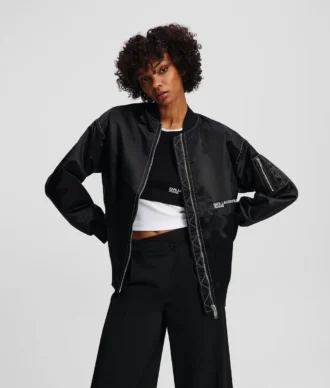 OVERSIZED SATENOVÁ BOMBER