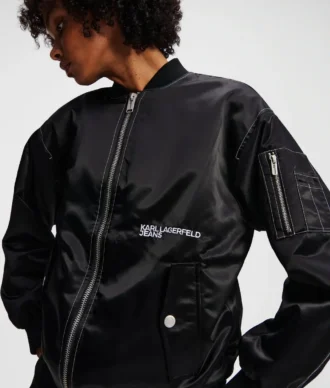OVERSIZED SATENOVÁ BOMBER