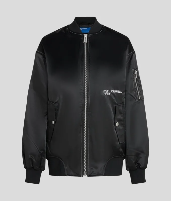 OVERSIZED SATENOVÁ BOMBER OVERSIZED SATENOVÁ BOMBER