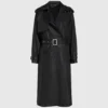 Perforovaný trenčkot z umělé kůže Perforovaný trenčkot z umělé kůže