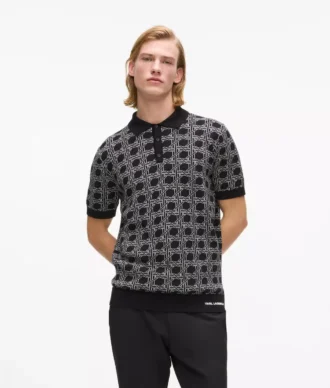 Pletené polo tričko