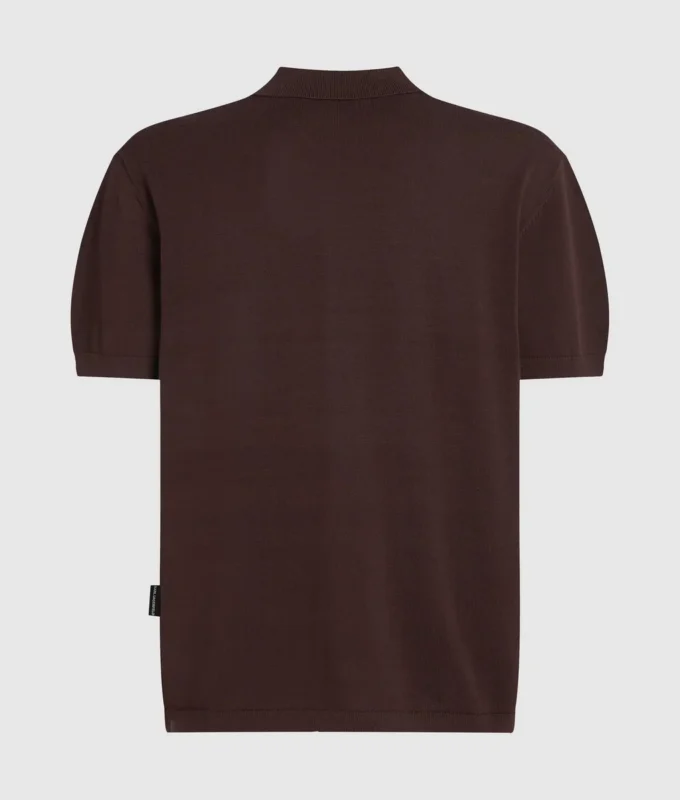 Pletené polo tričko s monogramem