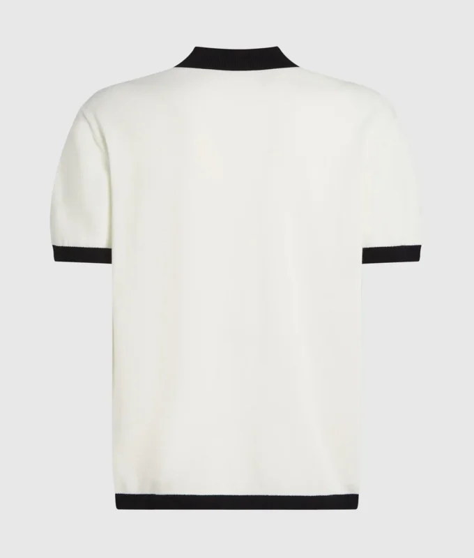 Pletené polo tričko s monogramem