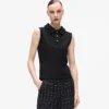 Polo tričko s detaily z bouclé Polo tričko s detaily z bouclé