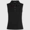 Polo tričko s detaily z bouclé Polo tričko s detaily z bouclé