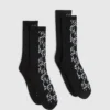Ponožky s monogramem – 2 páry Ponožky s monogramem – 2 páry
