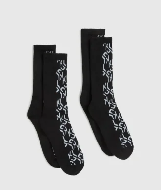 Ponožky s monogramem – 2 páry