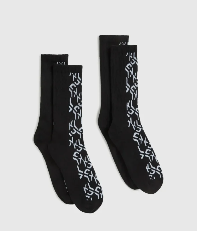 Ponožky s monogramem – 2 páry Ponožky s monogramem – 2 páry