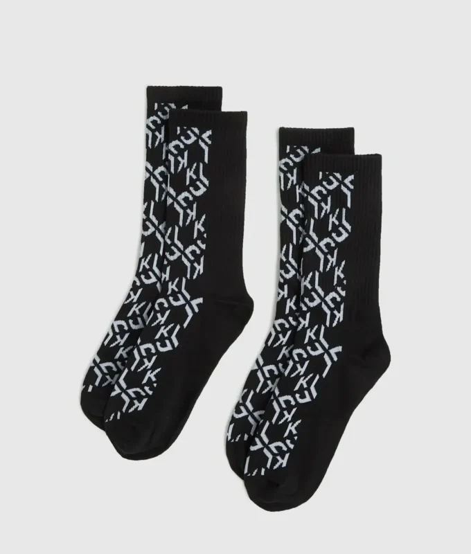 Ponožky s monogramem – 2 páry Ponožky s monogramem – 2 páry