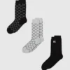 Ponožky s monogramem – 3 páry Ponožky s monogramem – 3 páry