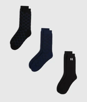 Ponožky s monogramem – 3 páry