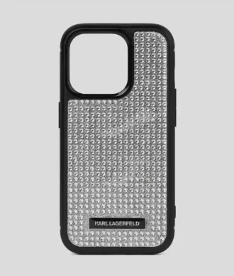 POUZDRO NA IPHONE 16 PRO S LOGEM Z KAMÍNKŮ