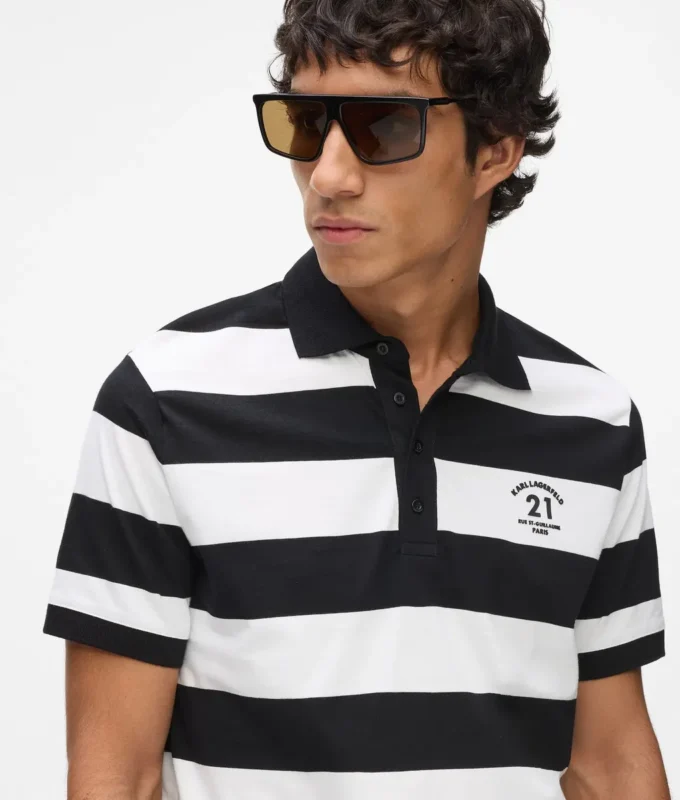 Pruhované polo tričko Pruhované polo tričko