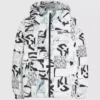 Pufferová bunda s celoplošným monogramem Pufferová bunda s celoplošným monogramem