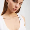 RIBBED V-NECK TANK TOP