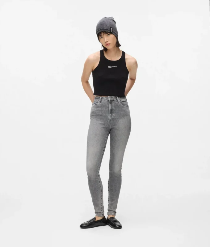 Skinny džíny s vysokým pasem Skinny džíny s vysokým pasem