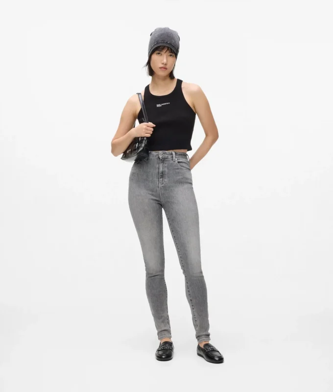 Skinny džíny s vysokým pasem Skinny džíny s vysokým pasem