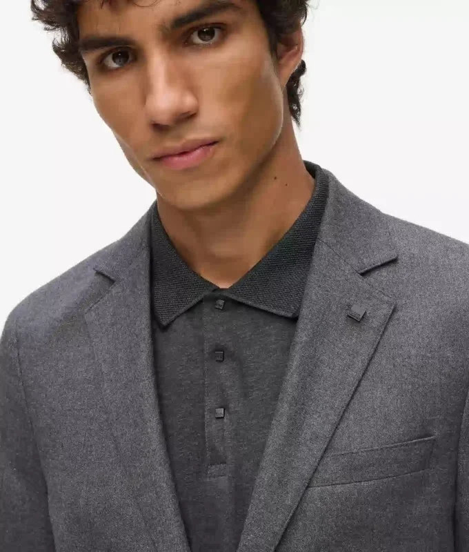 Slim fit sako na míru Slim fit sako na míru