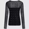 Síťovaný top Rhinestone Autograph Síťovaný top Rhinestone Autograph