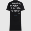 T-shirtové šaty s citátem Karla T-shirtové šaty s citátem Karla