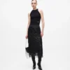 Top s halter výstřihem a kamínky Top s halter výstřihem a kamínky